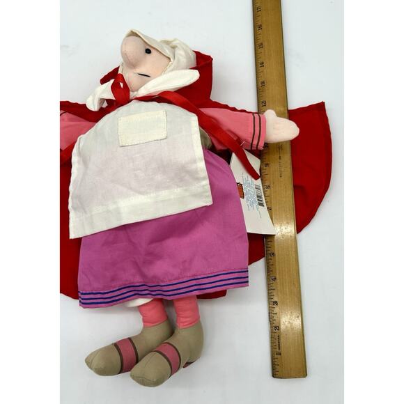 Vintage 1975 Strega Nona Plush Doll Tomie de Paola Grandmother Witch w/ Tag - Picture 11 of 11